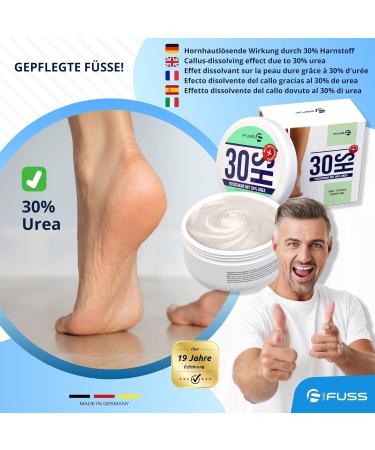 Mr. Foot 30hs Shoot Ointment - 30% Urea Foot Repair Cream for Corn Removal & Dry Skin with Propolis & Evening Primrose Oil - 200ml (1 Pack) - Buy Online on GoSupps.com