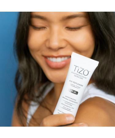 Tizo Photoceutical AM Replenish SPF 40 - Lightly Tinted For Unisex 1.75 oz Sunscreen - Buy Online on GoSupps.com