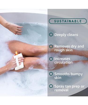 Cleanlogic Organic Cotton Exfoliating Body Scrubber - 3 Pack Reusable Exfoliator for Smooth Skin - Daily Skincare Routine Essential - Buy Online on GoSupps.com