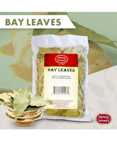 Spicy World Bay Leaf/Leaves Whole 1.75oz (50g) - Indian Bay Leaf - Buy Online on GoSupps.com