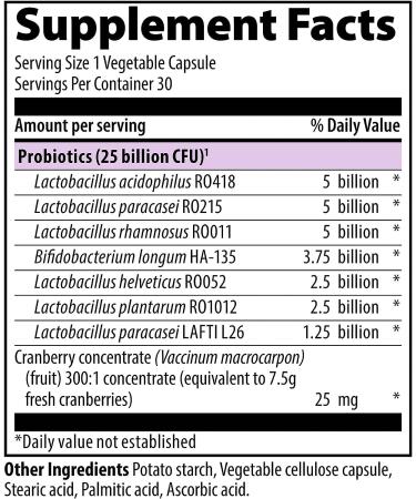 Vibrant Health U.T. Biotic Probiotic Support - 30 Capsules for Bladder & Urinary Health - Buy Online on GoSupps.com