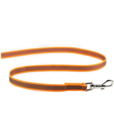 IDC Color & Gray Caught Leash - 20mm x 1m (Pack of 2) - Orange & Gray - Durable & Stylish for Dogs - International Shipping Available - Buy Online on GoSupps.com
