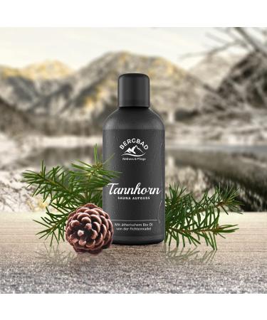 BERGBAD Organic Fir Needle Sauna Infusion 100ml - Pure Essential Oils for Natural Sauna Experience - Buy Online on GoSupps.com