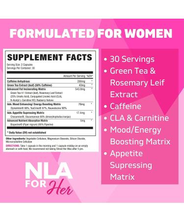 Shred Her Max (30 Servings) - Thermogenic for Women - Healthy Weight Management & Fat Loss | Metabolism Boost & Appetite Suppressant - Buy Online on GoSupps.com