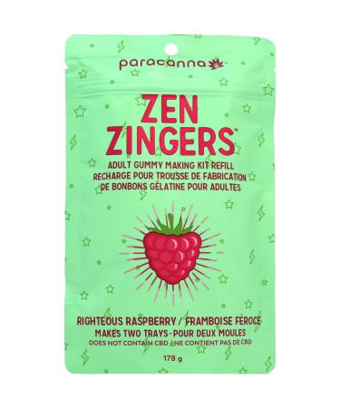 Gummy Making Refill by Paracanna - Create Personalized Candy DIY Gummy Candy Snacks for Adults -Raspberry Refill - Craft your Bulk Candy Gummy Bears Gummy Worms & More - 178 g