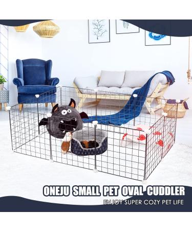 ONEJU Guinea Pig Bed Guinea Pig Oval Cuddler Rabbit Bed Bunny Bed Guinea Pig Cage Accessories for Guinea Pig Bunny Hamster Chinchilla Ferret Rabbit and Other Small Pets - Oval Shape - Buy Online on GoSupps.com