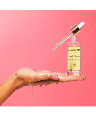 Sanctuary Spa 10-in-1 Black Rose Vegan Facial Oil 30ml - Super Secret Formula - Buy Online on GoSupps.com