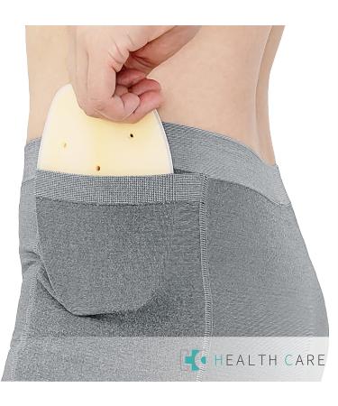 Health Care High Waist Hip Protector Shorts with Deep Pockets for Fall Injury Prevention - Elderly Hip Support - Buy Online on GoSupps.com