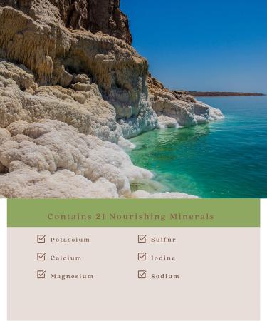 Earth & Envy Dead Sea Salt 5LB Medium Fine Grain - Fragrance-Free, Moisturizing & Detoxifying - Buy Online on GoSupps.com