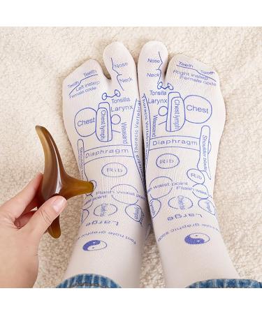 Men's Amber Acupressure Reflex Zone Socks | Unisex Foot Massage Socks with Trigger Point Tools for Pain Relief - Buy Online on GoSupps.com