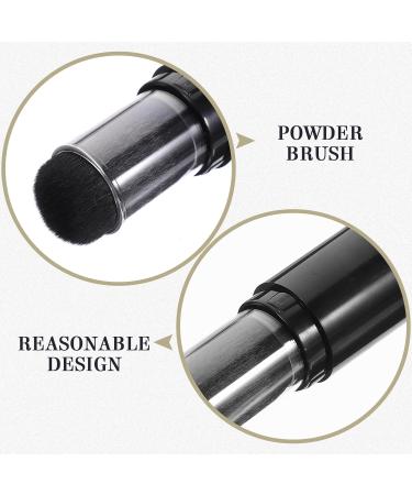 Beaupretty 2pcs Retractable Blush Brush Set with Refillable Loose Powder Bottle - Perfect for Contouring & Highlighting | International Shipping Available - Buy Online on GoSupps.com