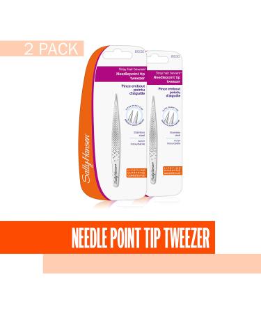 Sally Hansen Beauty Tools Stray Hair Beware Needle Point Tip Tweezer 1 Count(Pack of 2) - Buy Online on GoSupps.com