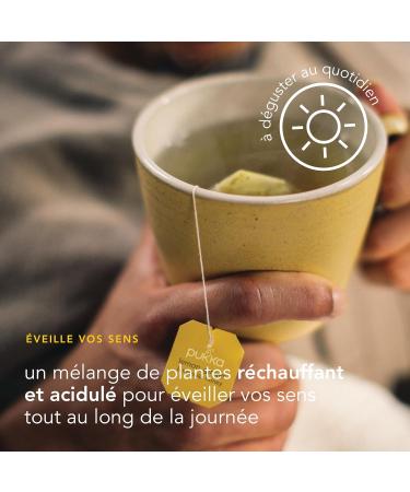 Pukka Infusion Biologique et Ayurv dique Go t Citron Gingembre et touche de Miel de Manuka 100% des Ingr dients Issus du Commerce Equitable 20 Sachets - Buy Online on GoSupps.com