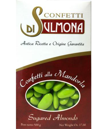 Sulmona Dragees - Classic with Almonds, Green - 1000g