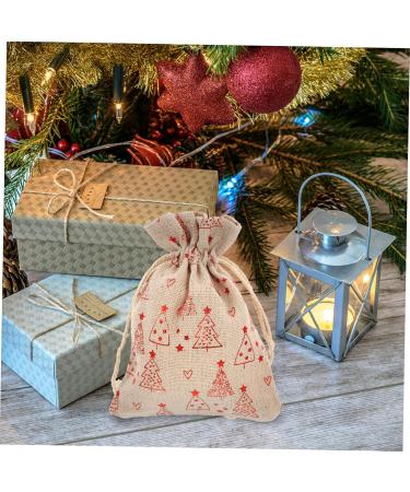 ORFOFE 24pcs Countdown Candy Bag Christmas Arrival Countdown Calendar Burlap Bag DIY Advent Calendar Linen - Buy Online on GoSupps.com