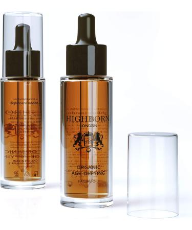 HighBorn London Organic Age-Defying Facial Oil - Anti Aging Facial Oil for Women w/Vitamin E Vitamin A Vitamin C & Pomegranate Seed Oil - Buy Online on GoSupps.com