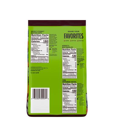 Hershey Milk and Dark Chocolate Assortment Snack Size Candy Halloween Bulk Party Pack - 33.43 oz - 2.08 Pound - Buy Online on GoSupps.com