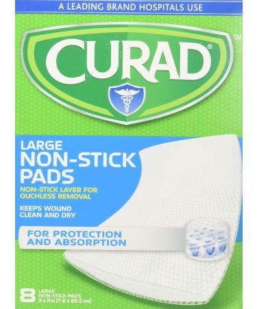 Non Stick Pad 8in X 3in - 8 Ct. (4 Boxes)