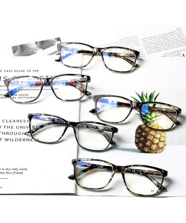 SIGVAN Women's Blue Light Blocking Reading Glasses - Multicolour Fashion Print 2.0x - Buy Online on GoSupps.com