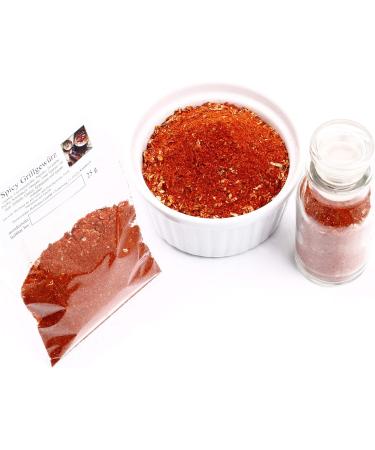  Feine W rze Spicy Extra Sharp BBQ Spices for Meat Fish & Chicken Grilling | Marinades & Sauces | 25g - Buy Online on GoSupps.com