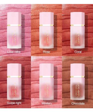 Soft Cream Blush with Cushion Applicator - Dewy Finish, Matte Velvet Texture - High-Pigmented & Blendable Long-Wearing Liquid Blush (05mystery) - Buy Online on GoSupps.com