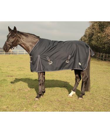 Rhinegold Torrent Outdoor Rug Lightweight.No fill Black 6'9" Single