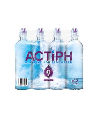 Alkalic ionized spring water pH 9+ (12 x 600 ml) cleaned with electrolytes clean and smooth actip-wasse 600 ml (12 pack)