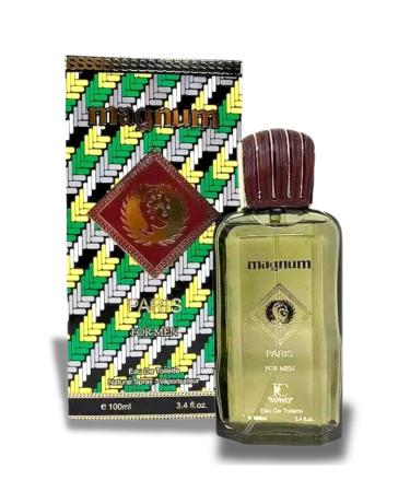 POUR HOMME MAGNUM EAU DE PARFUM 3.4 FL. Oz. Floral Woody Musk fragrance for Men.