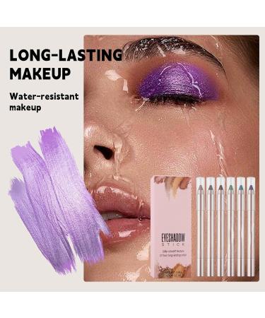 Eyeshadow Stick Set Waterproof Glitter Cream Eye Liner Set Long Lasting Eyeshadow Pencil Crayon Pearly Glitter Cream Sticks for Eye Liner Makeup - Buy Online on GoSupps.com