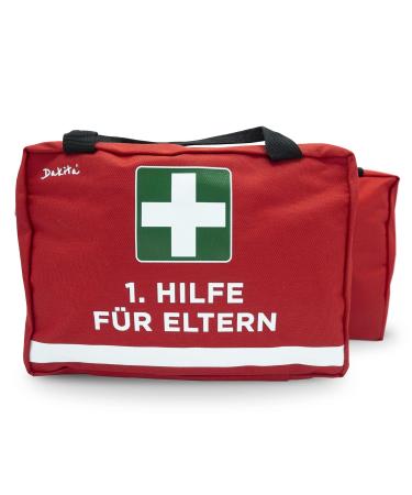 DAKTA 1 Help Bag for Parents | Funny New Parent Gift | Ideal for Baby Shower & Parental Leave | 28x18x8cm - Red Packaging Without Content - Buy Online on GoSupps.com