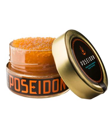 Poseidon - Caviar Pearls of Bottarga 3.5 oz 100 g Made from Deluxe Bottarga of Sardinia Italy Premium Caviar Alternative Kosher