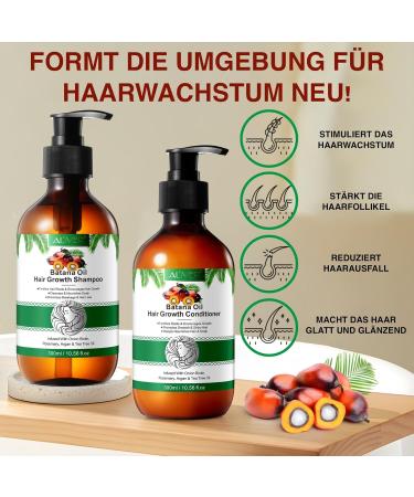  p-beauty Batana Oil Shampoo & Conditioner Set with Rosemary Sulfate Free - Promotes Hair Growth Moisturizes and Replenishes Strengthens Fine and Damaged Hair Fights - Buy Online on GoSupps.com