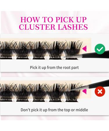 Q&D LASH Lash Clusters - 240 PCS Reusable Individual Lashes | DIY Eyelash Extensions | Black Mink | 0.07-D-10MM - Buy Online on GoSupps.com