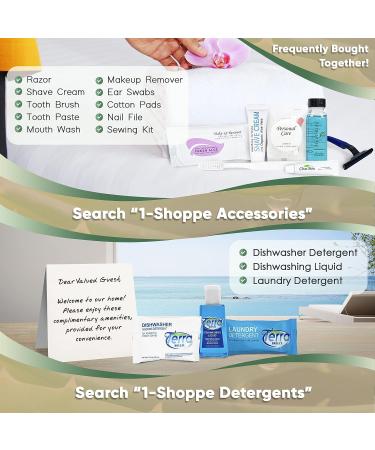 Desert Breeze Hotel Size Amenities Set - 1-Shoppe All-In-Kit for Hotel/AirBnB/VRBO/Vacation Rental - 75 pcs - Buy Online on GoSupps.com