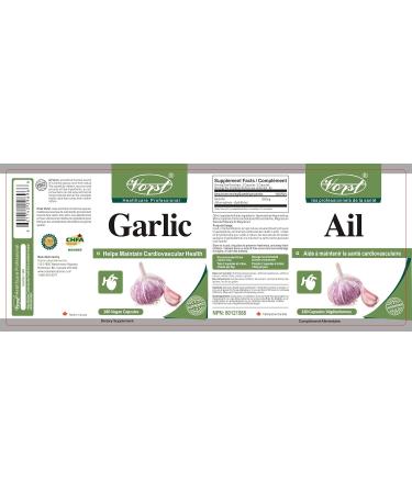 VORST Garlic 180 Vegan Capsules and Ginger Root 180 Vegan Capsules (Combo Bundle 2 bottles) - Buy Online on GoSupps.com