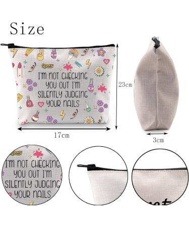 Nail Tech Gifts Nail Artist Gifts Manicurist Cosmetic Bag Nail Salon Gift (I'm Not Checking UK) - Buy Online on GoSupps.com