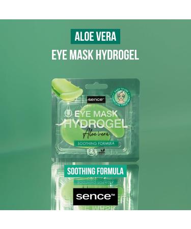 Sence Aloe Vera Hydrogel Eye Mask Vegan soin du visage pour d tendre la peau et lutter contre les cernes avec vitamine A et vitamine C Beauty Skincare Under Eye Patches (3 x 6 ml) - Buy Online on GoSupps.com