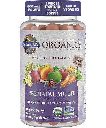 Garden of Life Organics Prenatal Vitamin & Gummies Bundle for Healthy Fetal Development Energy Support - 30 Day Supply - Buy Online on GoSupps.com
