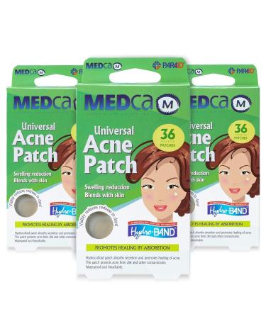 MEDca Acne Care Pimple Patch Absorbing Cover - Hydrocolloid Bandages (108 Count) Two Universal Sizes Acne Spot Treatment for Face & Skin Spot Patch That Conceals Acne Reduces Pimples and Blackheads 108 Piece Assortment...