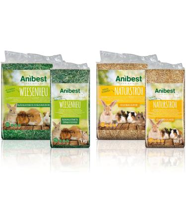 Anibest Prairie Hay 1kg - Buy Online on GoSupps.com