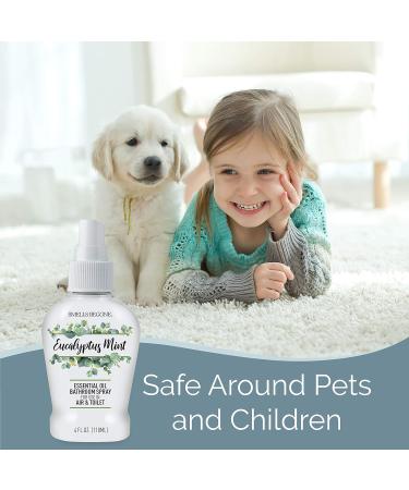 SMELLS BEGONE Eucalyptus Mint Essential Oil Bathroom Spray - 4oz - Eliminates Toilet Odors - Natural Freshener - Buy Online on GoSupps.com