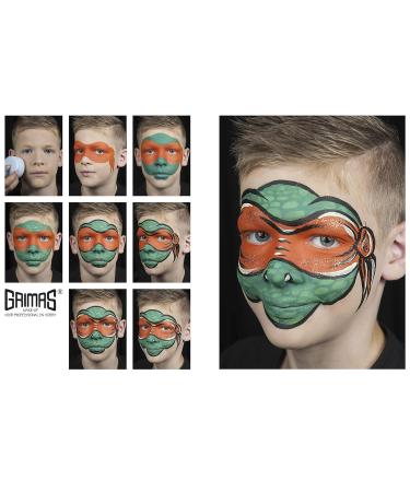 Grimas Water-Make-up 15ml - White 001 | Professional Quick-Drying Face & Body Color for Carnival & Halloween - Gentle on Skin - Buy Online on GoSupps.com