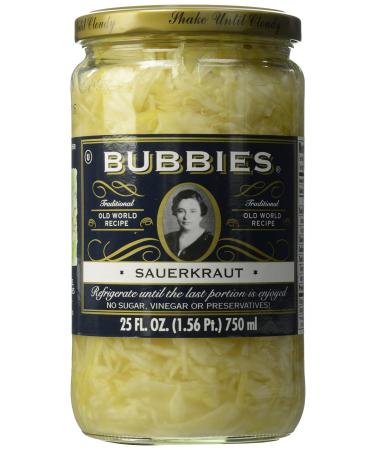Bubbies Sauerkraut, 25 oz - Buy Online on GoSupps.com