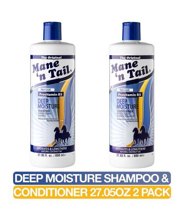 Deep Moisturizing Shampoo & Conditioner Set - 27.05oz | Hydrating Formula - Buy Online on GoSupps.com
