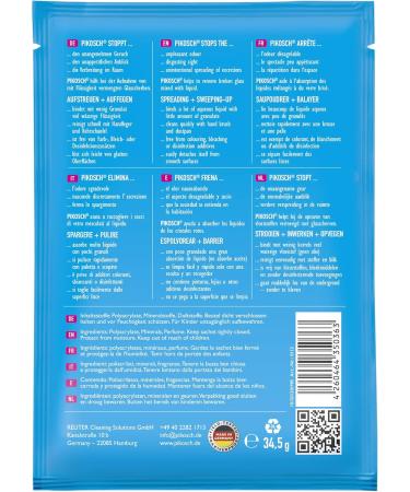 PIKOSCH - The ultimate cleaning powder 34.5 g super absorbent traps liquids and odors like vomit urine stool blood and water - for work and home - Buy Online on GoSupps.com