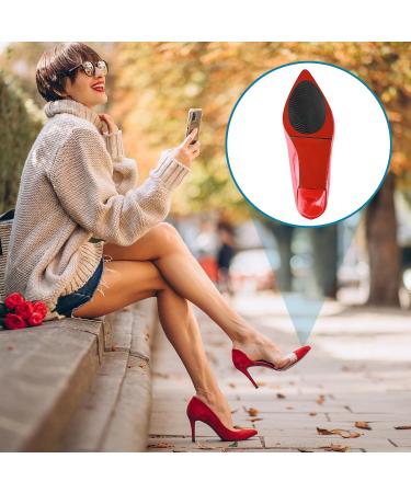 Non-Slip Shoe Pads - 3 Pairs Self-Adhesive Silicone Sole Grips for Men & Women - Noise Reduction High Heels & More - Buy Online on GoSupps.com
