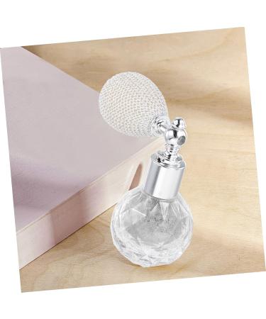 PLAFOPE 1pc Body Air Bag Powder Vintage Decor Glass Spray Bottles Body Highlighter Travel Face Blush Powder Silver medium - Buy Online on GoSupps.com