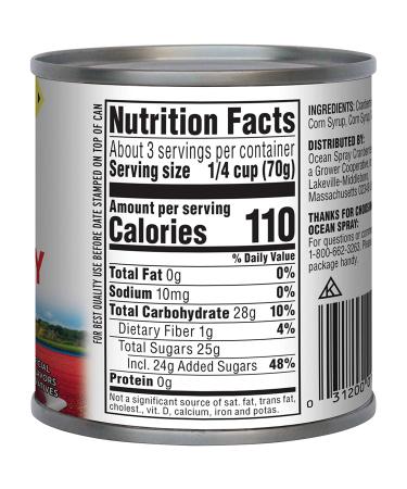 Ocean Spray Jellied Cranberry Sauce 8 oz Mini Cans - Pack of 4 | Delicious Cranberry Spread | Shop Now! - Buy Online on GoSupps.com