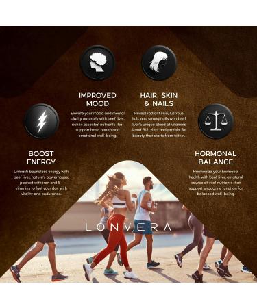 Grass Fed Beef Liver Capsules | Freeze-Dried Desiccated Liver Supplement | 3000 mg 120 Count - 30 Servings for Optimal Health - Buy Online on GoSupps.com