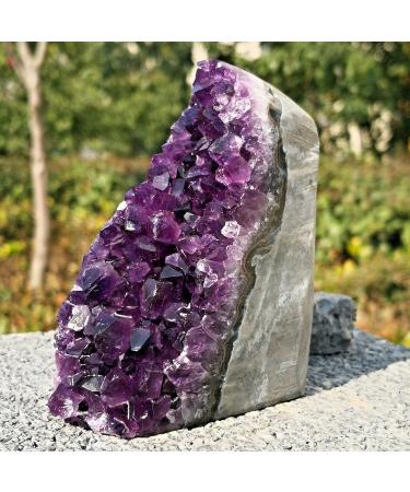 for About 100g/200g/300g/400g/500g Natural Amethyst geode Quartz Cluster Crystal Specimen Crystal Cluster (Size : 700g) - Buy Online on GoSupps.com